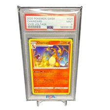 Pokemon TCG Charizard 025/185 English CP 170 SWSH04 Vivid Voltage PSA 9 picture