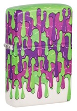 Zippo Glowing Slime Design Glow in the Dark Windproof Pocket Lighter, 49193-1... picture