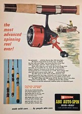 Garcia 1968 Abu Auto Spin 505 Mitchell 406 Fishing Reel Vintage Print Ad Art VTG picture