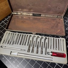 Vintage Hunter Tools Miniature Tool Kit With Hard Case K24MB Rare USA picture