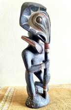 Vintage ancestral spirit figure from Sepik River region of Papua New Guinea picture