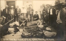 Agua Prieta Battle Aftermath Apr. 13, 1911 Mexican Revolution RPPC Postcard bhn picture