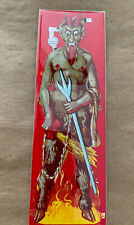 Vintage Halloween Devil with Pitchfork Die Cut Large 2x6”in Germany 1930’  NOS picture