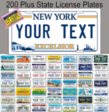 Kids State License Plate Personalized With Their Name 3x6