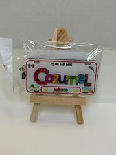 Cozumel Mexico License Plate Style Souvenir Keychain No Bad Days New Bagged picture