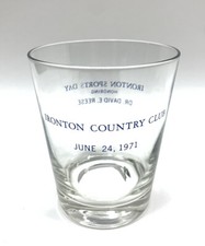 Ironton Ohio Country Club 1971 Sports Day Drinking Glass OH Vtg picture