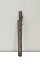 Vintage Ifugao Bolo Knife with Narra Wood Scabbard – Hand Forged Blade picture