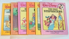 Vintage Walt Disney Fun To Read Library Book's Lot of 6 1986 picture
