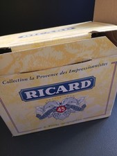 LOT 6 RICARD GLASSES SERIES THE IMPRESSIONISTS P Cezanne mountain st victory picture