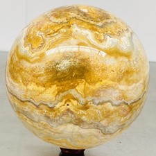 Natural thousand-layer agate crystal ball healing 7060G picture