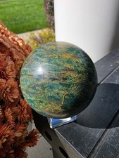 Green Emerald Jasper Sphere Jade Crystal polished 2.6
