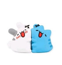 Official Bugcat Capoo & Bunny Magnetic Hug Keychain Set picture