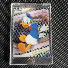 2025 Topps Chrome Disney #34 Donald Duck B&W Mickey Mouse Shimmer /101 picture