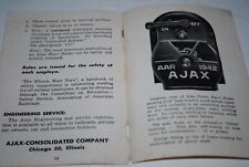 1947 Southern Rwy Ajax Power Hand Brake Operating Instructions picture