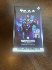 Magic The Gathering Foundations Commander Deck Keen Engineering MTG NEW picture