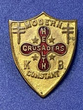 Vintage 1920’s Modern Health Crusaders Lapel Pin picture