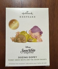 2026 Hallmark Ornament:  Ltd Ed Disney Snow White & Seven Dwarfs Dozing Dopey picture