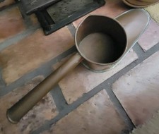 19th-Century English Copper Boot Ale Wine Beer Muller Warmer Handcrafted picture