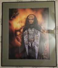 Star Trek lithograph of Gowron Signed by artist & Robert O'Reilly #136 of 1000 picture