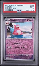 PSA 9 SLOWBRO 080/165 - SCARLET & VIOLET 151 REVERSE HOLO ENGLISH - MINT LOW POP picture