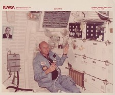 STS-3 Columbia Lousma Middeck Inflight 1982 - Original NASA Photo picture