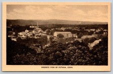 Birdseye View Putnam Connecticut Postcard picture