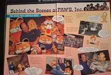 Garfield Behind The Scenes At Paws Inc Print Ad 16x11 1992 picture