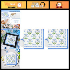 100Pcs Watercolor Floral Paper Napkins - Blue Hydrangea Disposable Party Supplie picture