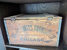 Vintage Antique United States Brewing Crate picture