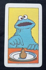 1978 WESTERN SESAME STREET #1 COOKIE MONSTER (JUMBO) *ROOKIE CARD* MUPPETS NM picture