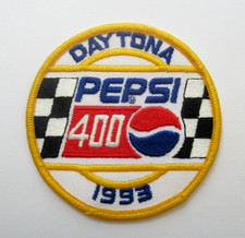 Vintage 1993 Pepsi 400 Daytona NASCAR Racing Patch Sew On Embroidered Souvenir picture
