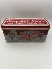 Vintage 1996 Campbell Soup Cracker Tin Box bristolware picture