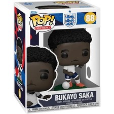 World Cup 2026 England Bukayo Saka Funko Pop Vinyl Figure #88 w/ Protector picture