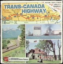 Trans-Canada Highway Ontario To British Columbia 3d View-Master 3 Reel Packet picture