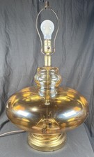 ✨Rare Vintage 70s Flickering Flame Lamp Translucent Glass 3 Switch Retro Works picture