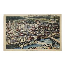 Minneapolis Minnesota Milling District Postcard c1953 Colortone Curteich-Chicago picture