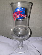 Planet Hollywood Nashville Logo Souvenir Glass Clear Stemware with Stars picture