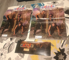 2 Original m.i.a. missing in action arcade Side Art & marquee rush n attack NOS picture