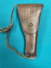 Graton & Knight, G & K, WWI US Army Leather Holster Colt .45 Auto 1917 Dated NR picture