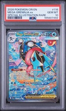 PSA 10 Mega Greninja EX 116/086 Chaos Rising Gem Mint picture