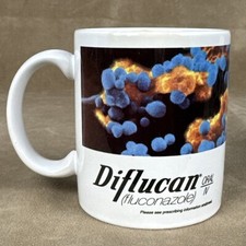 Diflucan Drug Rep Pharmaceutical Promo Fungus Design Mug Ad Yeast Infection picture