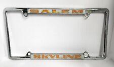 Vintage SKYLINE FORD Dealership Salem Oregon License Plate Frame Single picture