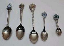 Holland Jamaica New Mexico Tennessee South Dakota VTG Souvenir Spoon Lot picture