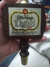 Little kings Light wooden Beer Tap Handle Vintage 5