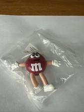 1999 M&M'S FIGURINE KEYCHAIN RED NEW SEALED picture