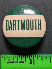 Vintage Dartmouth University College Pinback Pin picture