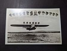 Mint Germany Aviation Dornier DOX RPPC Postcard Flight Crew picture