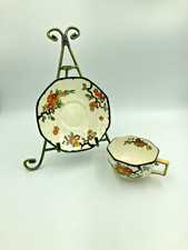1 set (2 pcs) atq royal doulton woburn cup/saucer (5 avail)- early brit deco VGC picture