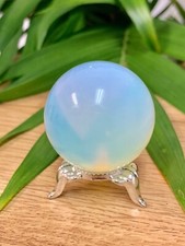 40mm Opalite Sphere Opalite Crystal Ball Gemstone Specimen Reiki Chakra Wicca picture