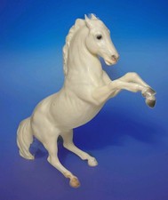 Breyer Horse Alabaster Fighting Stallion U.S.A. Made Classic 11.5